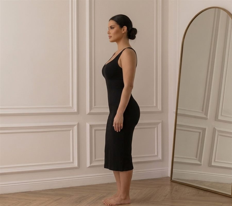 CurvCraft shapewear after — sculpted curves