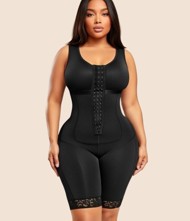 Extreme Tummy Control Shapewear Bodysuit Black