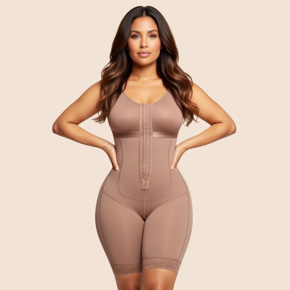 Extreme Tummy Control Shapewear Bodysuit Beige
