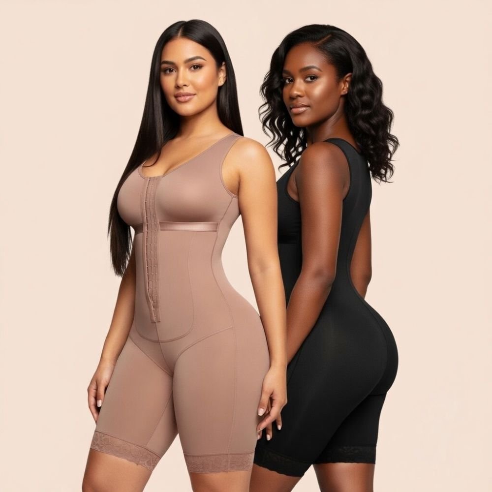 Extreme Tummy Control Shapewear Bodysuit Beige - Image 4