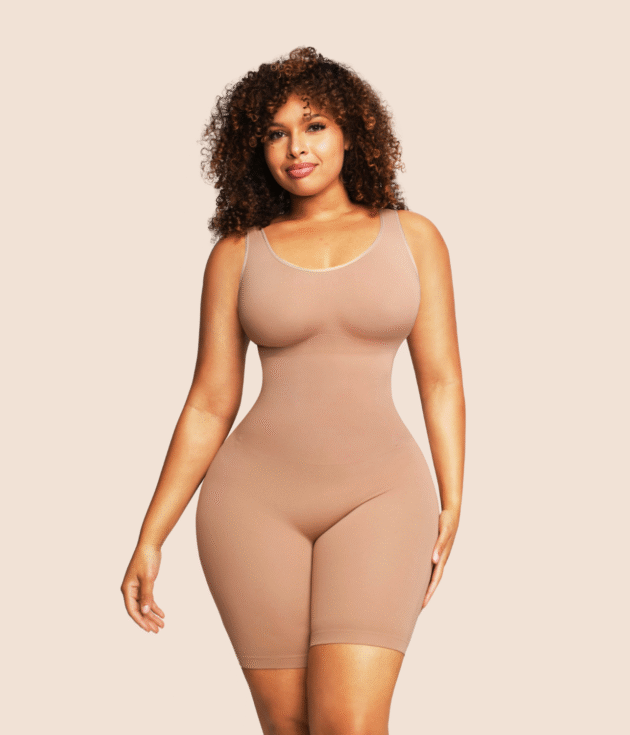 Extreme Seamless Shapewear Bodysuit Beige