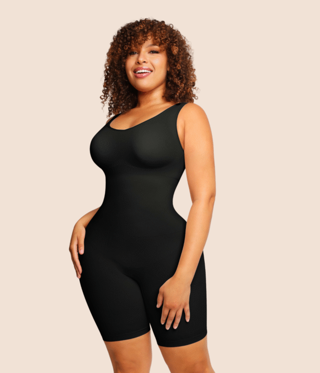 Extreme Seamless Shapewear Bodysuit Black