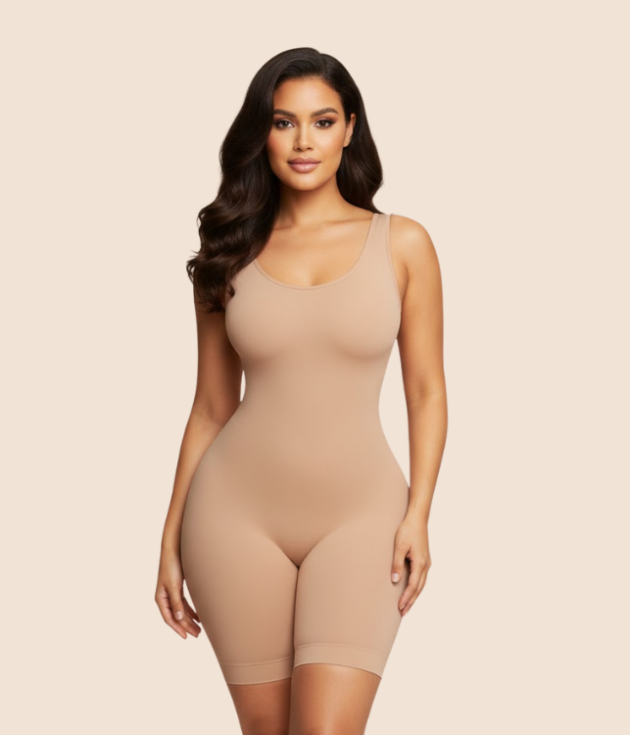 Extreme Seamless Shapewear Bodysuit Beige